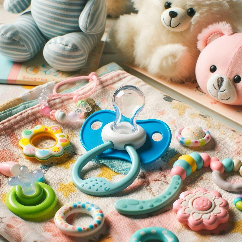 A baby's pacifier